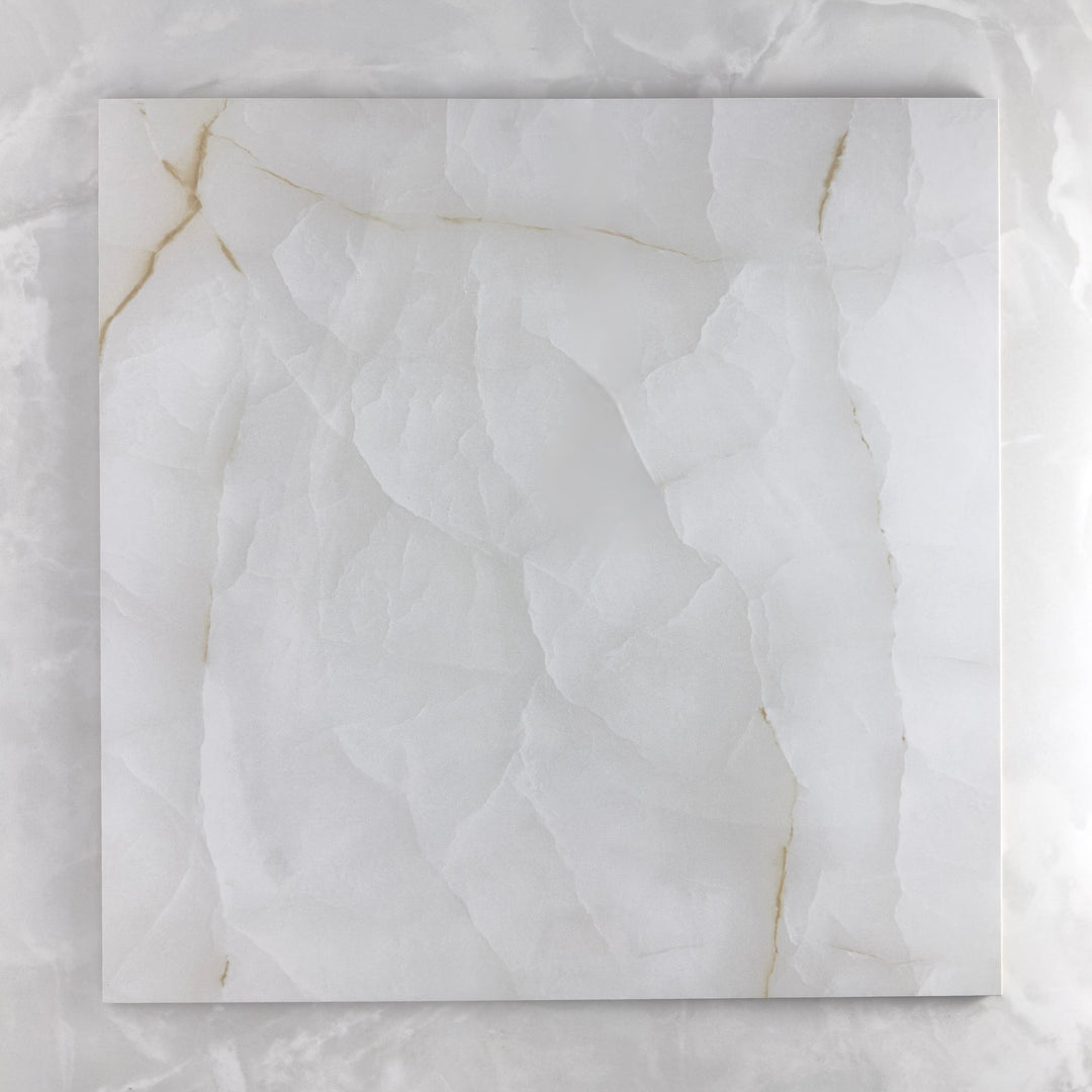 White Onyx Stone-Inspired