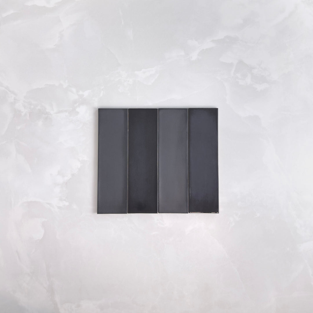 Ghent Dark Charcoal Matte Subway Tile